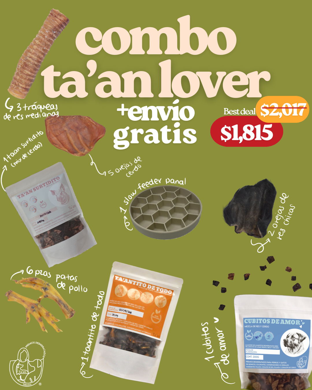 Combo ta’an lover + envío gratis